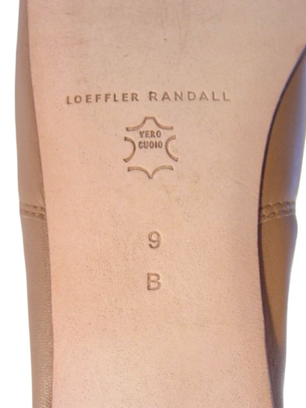 LOEFFLER RANDALL Leonie $275 Brown Lambskin Bow Ballerina Flats 9B - NEW - Picture 6 of 7